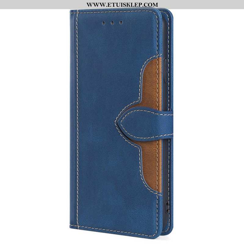 Etui Folio do Sony Xperia 5 IV Dwukolorowy Kwiatowy